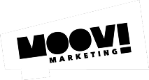 Moovi logo białe