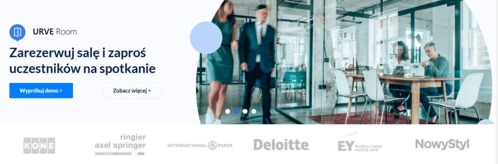 logotypy klientów na stronie firmowej przykład USO