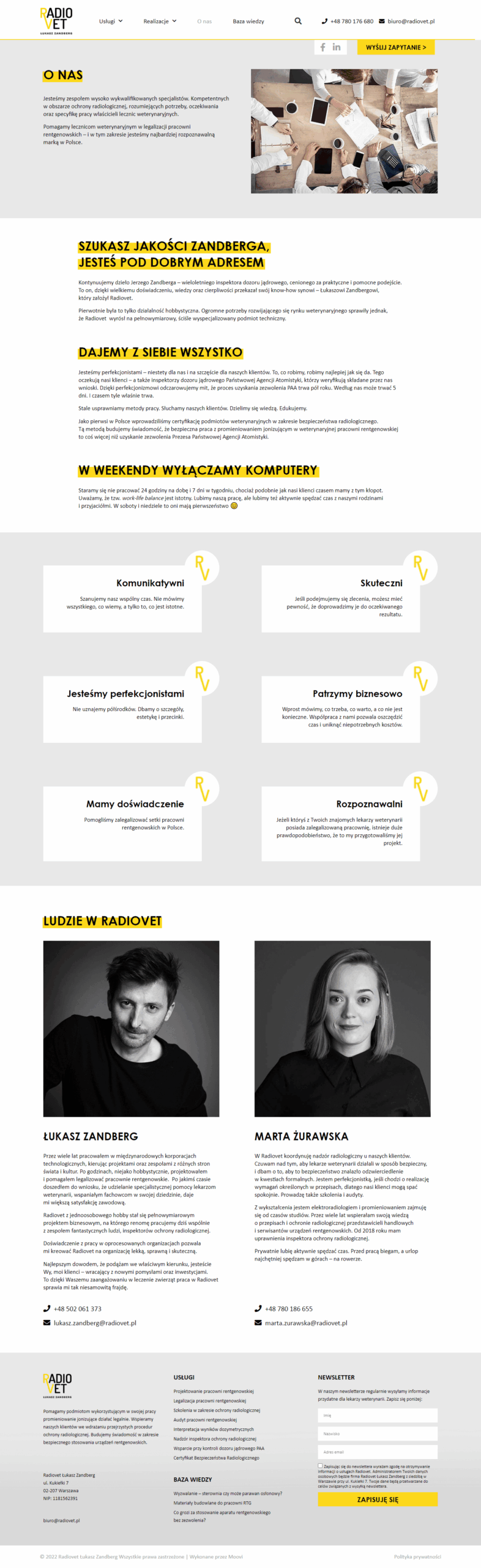 strona-firmowa-przykład-o-nas