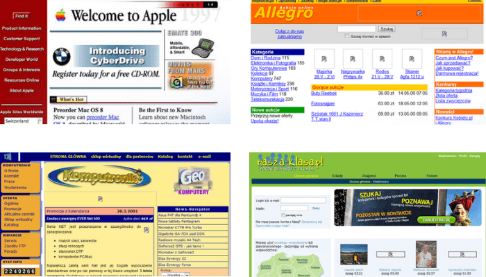 wygląd strony internetowej wymaga remontu