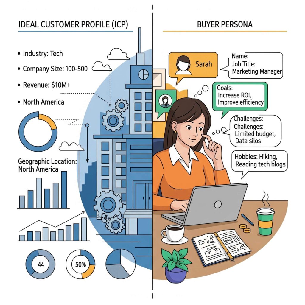 Buyer Persona vs Idealny Profil Klienta (ICP)
